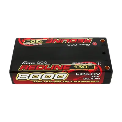 Gens Ace Redline LiPo baterija 8000mAh 3,8V 130C 1S2P za RC dronove XT60