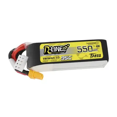 Tattu R-Line LiPo baterija 550mAh 11,1V 95C 3S1P XT30 za dronove