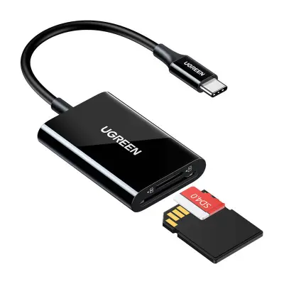 UGREEN 2-u-1 USB-C čitač kartica za SD i microSD kartice 5 Gb/s