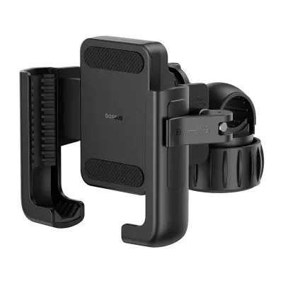 Baseus GoTrip držač telefona za bicikl za pametne telefone i GPS, rotacija 360°, crni