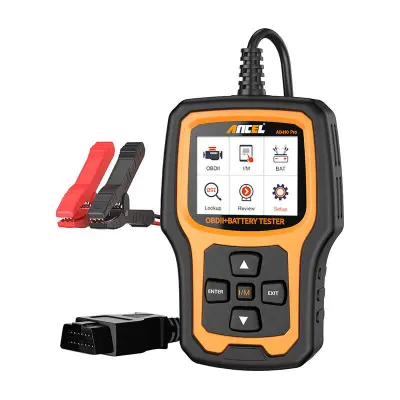 ANCEL AD410 PRO 2-u-1 OBD2 skener i tester akumulatora