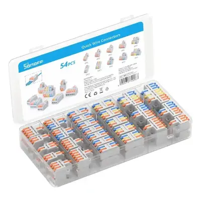 Sonoff set od 54 brza konektora za električne instalacije
