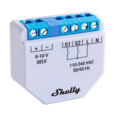 Shelly Plus 0-10V Wi-Fi/Bluetooth prigušivač rasvjete