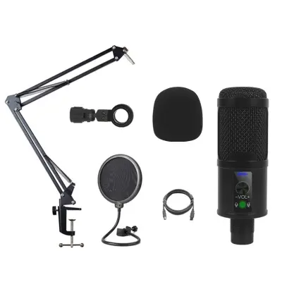 USB kondenzatorski mikrofon komplet – Plug & Play za snimanje