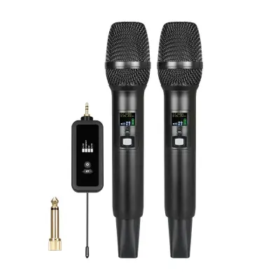 Dvojni bežični mikrofon sustav za karaoke i konferencije