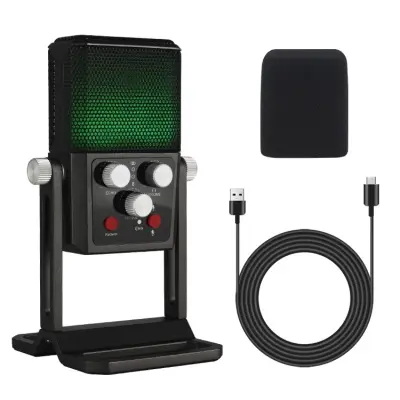 USB kondenzatorski mikrofon: polarni obrasci, spreman za upotrebu