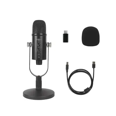 USB kondenzatorski mikrofon za snimanje, streaming i gaming
