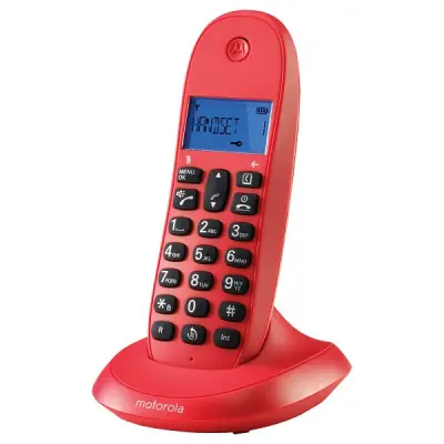 Telefon MOTOROLA DECT C1001LB+ tamno crvena