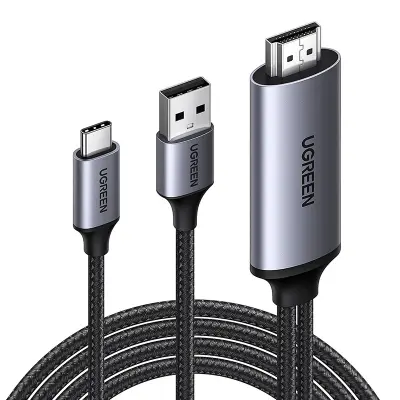 UGREEN HDMI na USB-C adapter 4K 60Hz 5V 1A crni
