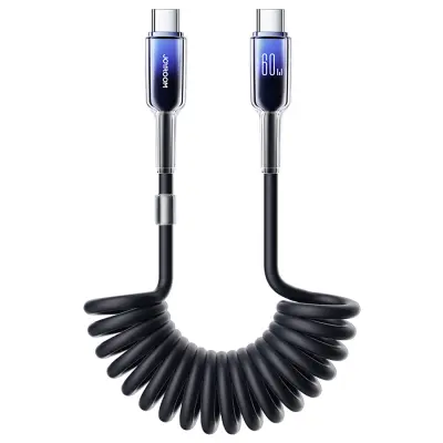 Joyroom S-A43 USB-C na USB-C kabel 60W 1,5 m crni
