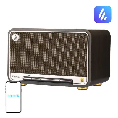 Edifier D32 prijenosni Bluetooth zvučnik crni orah