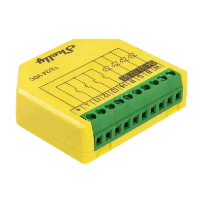 Shelly Plus RGBW PM Wi-Fi Bluetooth kontroler za RGBW LED trake