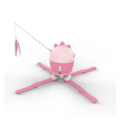 Interaktivna mačja igračka s laserskim perjem, 3 brzine, 30 min Pink