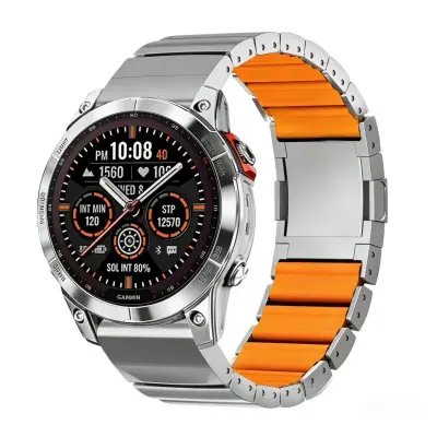 Nehrđajući remen 26mm s brzom izmjenom i magnetskom kopčom za Garmin Silver Orange