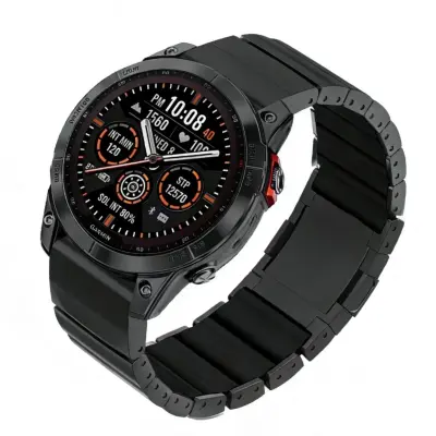 Nehrđajući remen 26mm s brzom izmjenom i magnetskom kopčom za Garmin Black