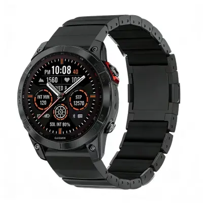 Brzi magnetni remen kompatibilan s Garmin Fenix 8, 22mm Black