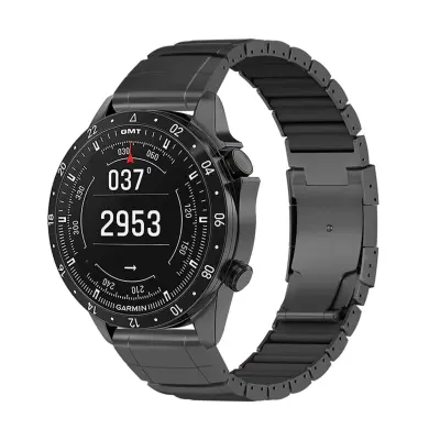 26mm brzi izmjenjivi remen od čelika i silikona, kompatibilan s Garmin Black