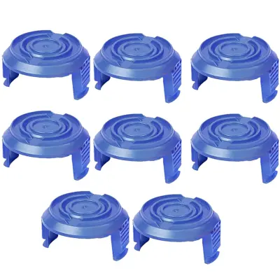 Set od 8 ABS poklopaca za tuljak trimer, plavi, kompatibilni