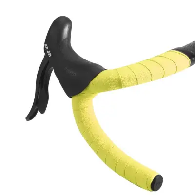 Mamba tekstura traka za upravljač bicikla (2 role) – PU+EVA Yellow