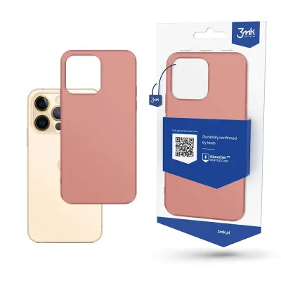 3mk Matt Case za Apple iPhone 13 Pro sa zaštitom zaslona - roza