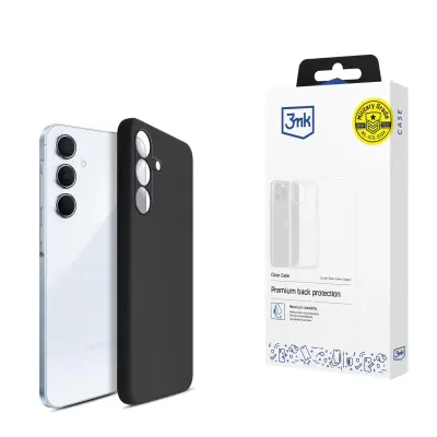 3mk silikonska maska za Samsung Galaxy A55 5G crna