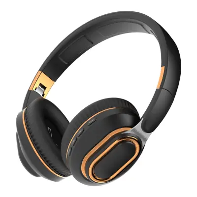 Stereo bežične slušalice preko uha Bluetooth 5.0, 9D zvuk Black