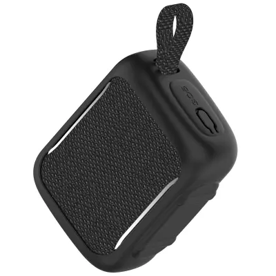 Silikonska zaštitna maska kompatibilna s JBL GO5, mekana zaštita Black