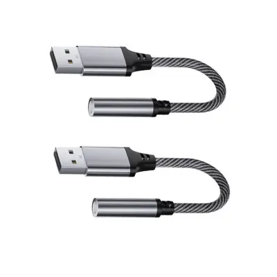 Type-C na 3,5mm adapter 2-kom — Inline daljinski, aluminijsko kućište