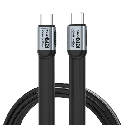 USB4.0 ravni Type-C kabel 8K/40G PD240W za brzo punjenje  0,1 m