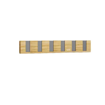 Preklopiva zidna vješalica Piano Key 90° PET+ABS, drveni uzorak Wood color
