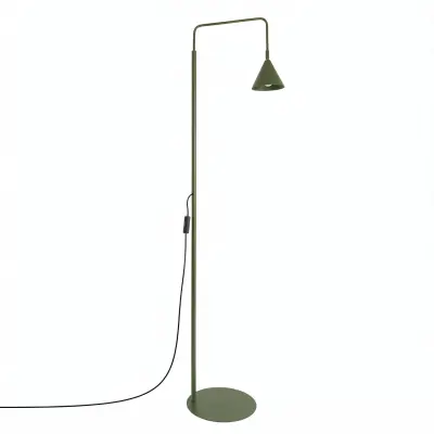 Podna lampa NOX maslinasto zelena