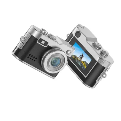 Mini digitalna kamera — Prava 1080P/2K, pravi 5MP objektiv Black