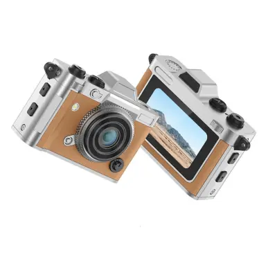 Mini digitalna kamera s istinskim 1080P i 2K snimanjem, 1.47 inch ekran Brown