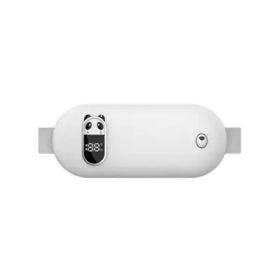 Grafenski grijani menstrualni pojas s 6 razina vibracije i 1800mAh White