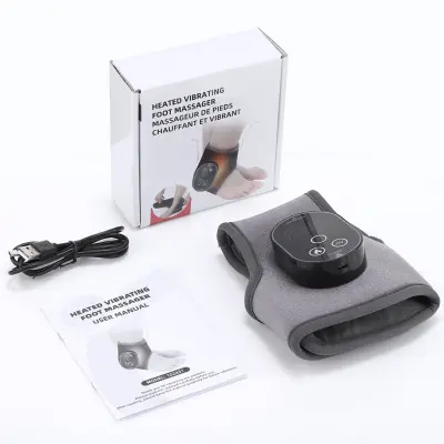 Bežični grijani masažer za gležanj 3000mAh, 4 temperature Gray
