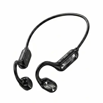 Bluetooth slušalke s kostno prevodnostjo, open-ear športne brezžične slušalke, Bluetooth 5.2, 13 h baterije, IP odpornost na znoj | BONEPLAY