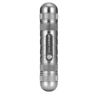 Prijenosni set za popravak tubeless guma u aluminijskom kućištu Silver