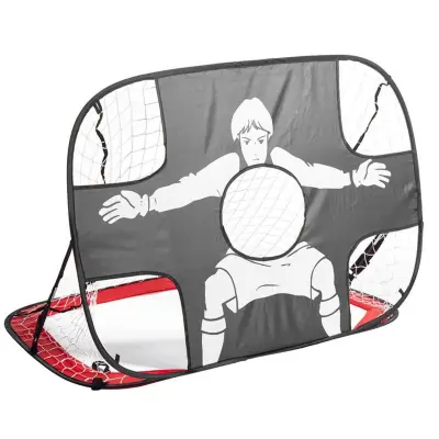 Prenosivi pop-up nogometni gol s odbijajućim okvirom 120cm x 80cm
