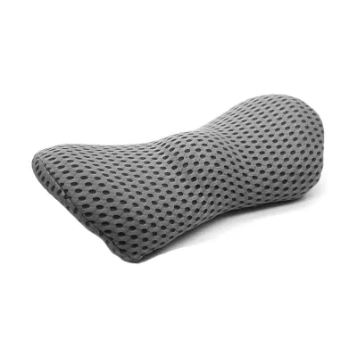Ergonomski lumbalni jastuk od memorijske pjene, prozračna navlaka DarkGrey