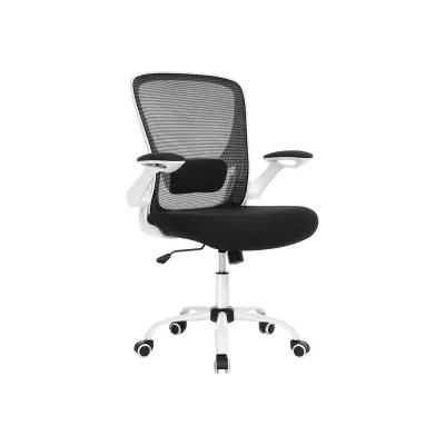 Uredska stolica mrežasta naslona 66x60x99-107 cm Crna