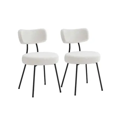 Set stolica za blagovanje 59x48.5x82.5 cm bijela