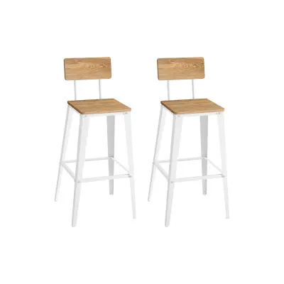 Set barskih stolica 45.4x45.4x102.2 cm smeđa