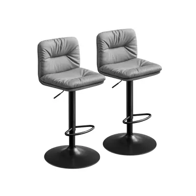 Set barskih stolica 47x41x89-110 cm siva