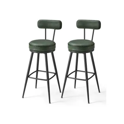 Set barskih stolica EKHO kolekcija 57x57x101 cm zelena