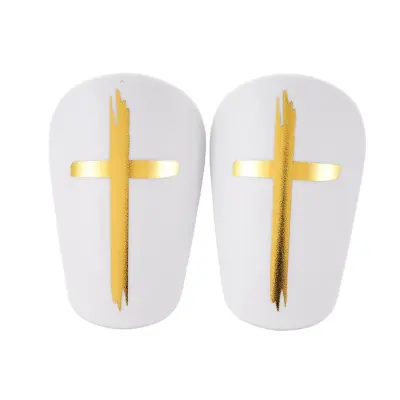 Štitnici za goljenicu, udarna zaštita PU s EVA, mali 8cm x 5cm gold white