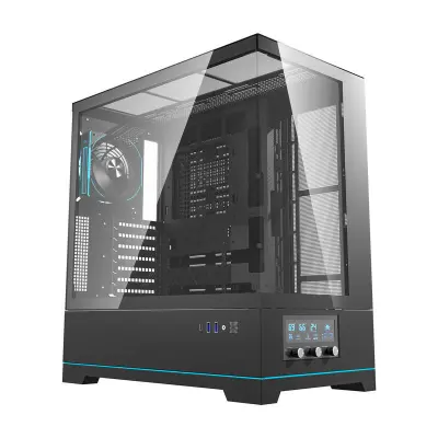 Darkflash DY451 PRO kućište za PC s ventilatorom, crno