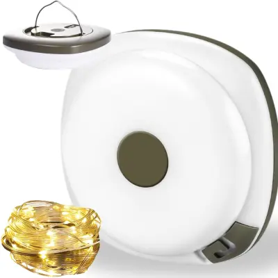 Punjiva putna LED kamperska lampa s USB-om 8 m