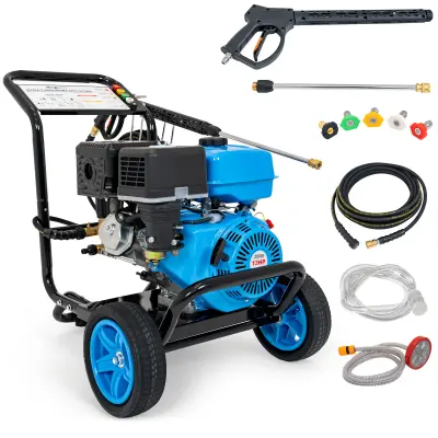 Benzinski visokotlačni perač Hexwelt HW-MS-200B – 200 bar, 12,6 l/min, 13 KS