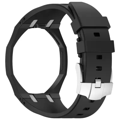 Zamjenski remen kompatibilan sa Swatch x AP Royal Pop, crni