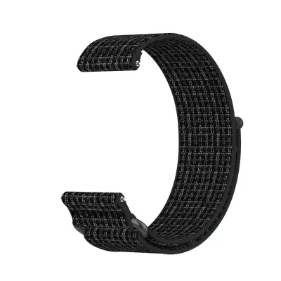 Dvodelna najlonska narukvica 22mm s brzom kopčom i Velcro BlackAsh